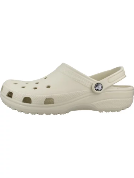 Klapki Crocs beżowe