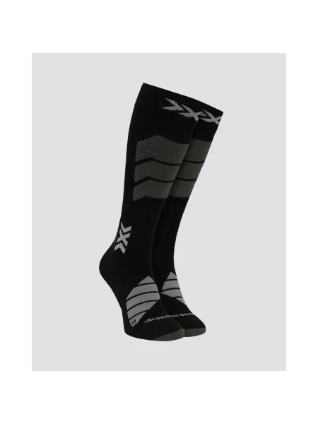 Lyžařské Ponožky X-socks Ski Expert Silk Merino Otc V A Šedé Barvě černé