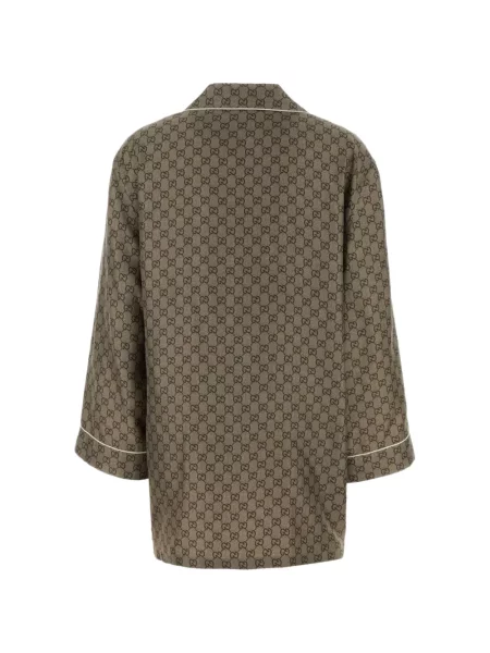 Cămașă Gucci de mătase cu imagine