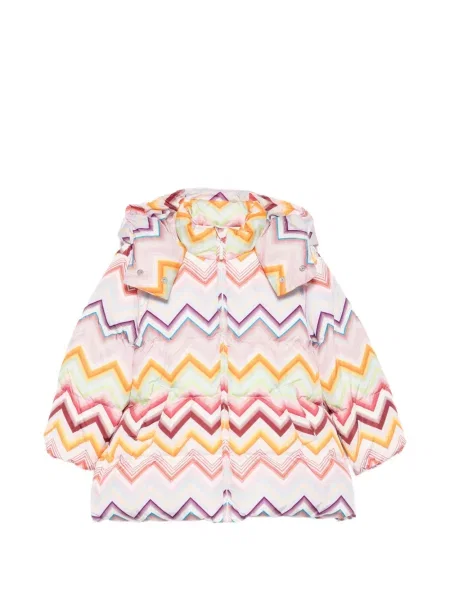 Kurtka dziecięca Missoni różowa