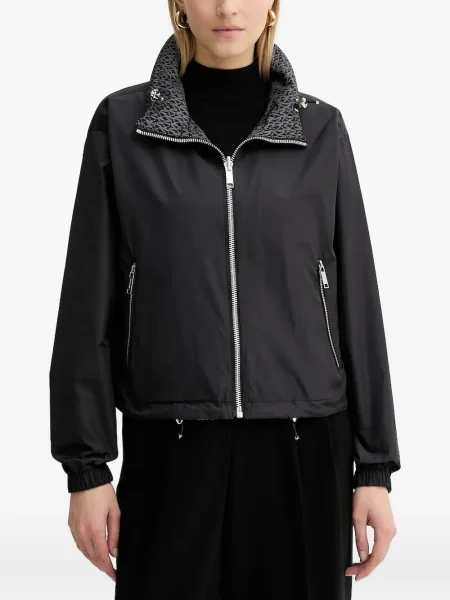 Portofel Michael Michael Kors cu broderie plisat negru