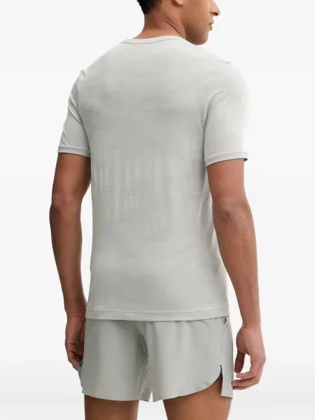 Scurt tricou Under Armour cu imagine gri