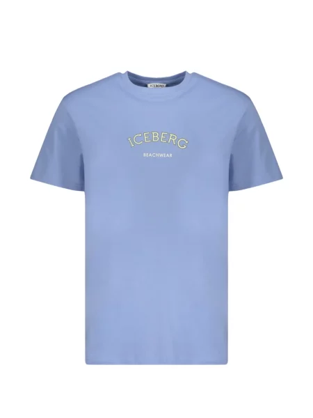 Scurt tricou Iceberg cu imagine albastru