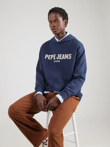 Geacă de blugi Pepe Jeans alb