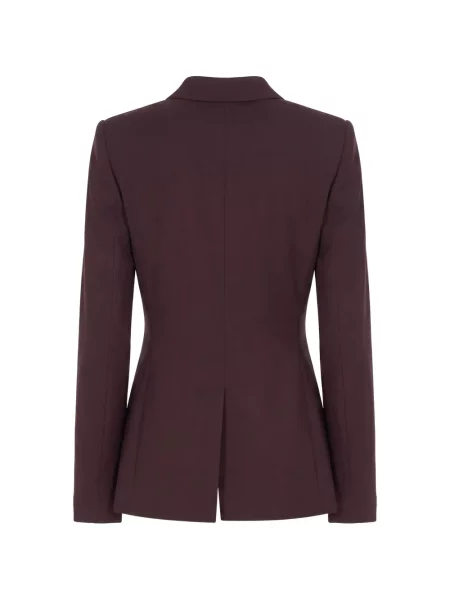 Sacou Sportmax cu două rânduri de nasturi violet