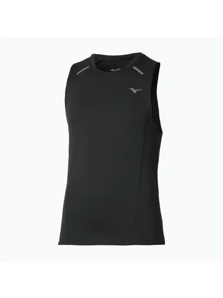 Koszulka do biegania Mizuno Active DryAeroFlow Tank Top czarna