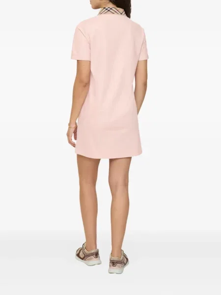 Pledinė kostiumas mini marškininė suknelė Burberry rožinė