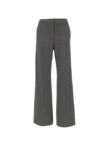 Pantaloni palazzo Elena Mirò cu dungi gri