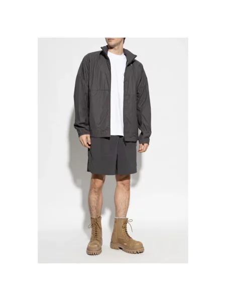 Szorty Stone Island z kamieniami szare