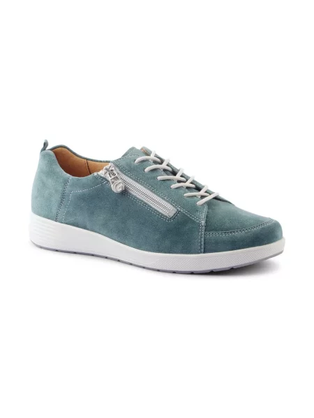 Sneakersy Ganter skórzane zielone