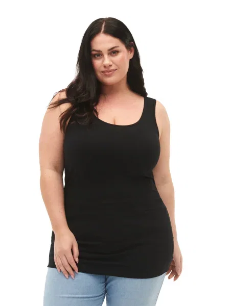 Top Zizzi negru