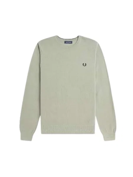 Dzianinowy sweter Fred Perry zielony