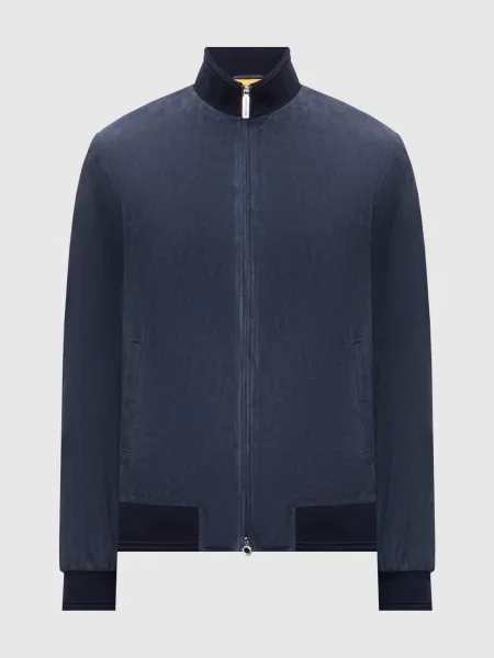 Замшевая куртка Stefano Ricci синяя