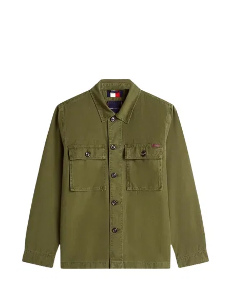 Lung cămașă Tommy Hilfiger verde