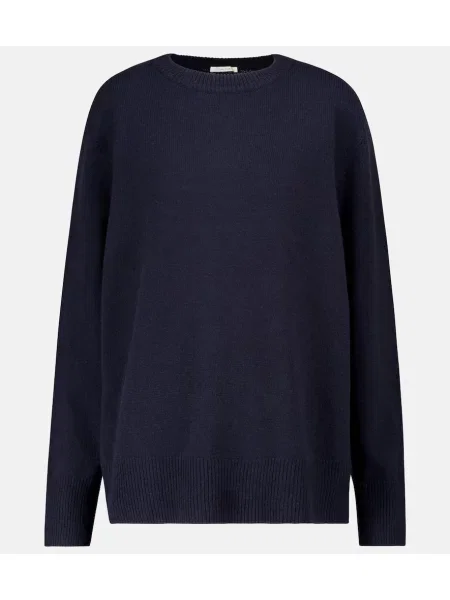 Pulover The Row de lână albastru