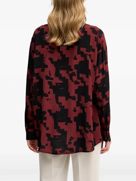 Koszula Sisley czerwona