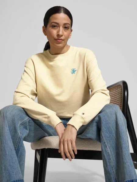 Bluza Tommy Hilfiger Script Reg Sweatshirt Country Ivory M