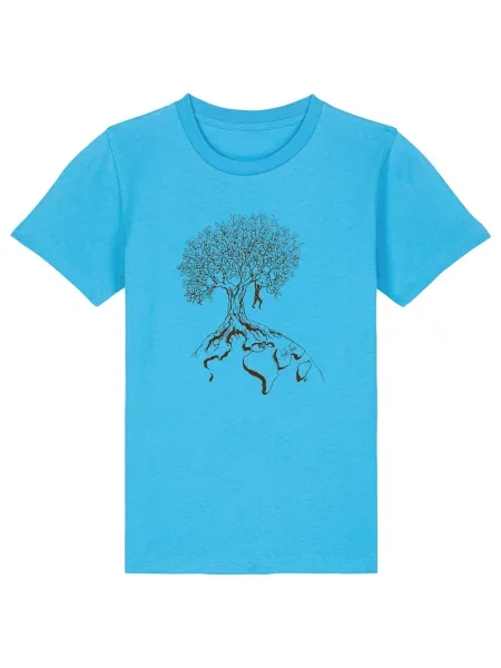 Life-Tree Majica Kids Unisex Hanging On akvamarin