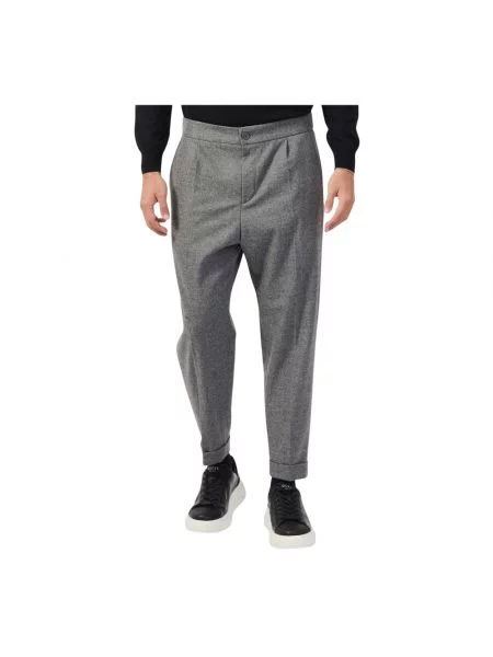 Spodnie Wełniane Hugo Boss P-prian szare