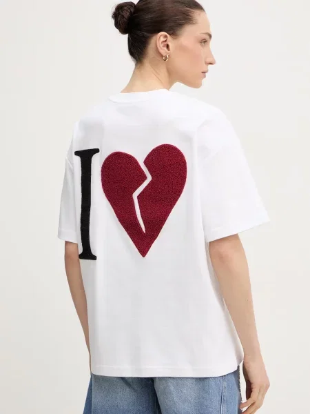 AllSaints tricou din LOVER alb