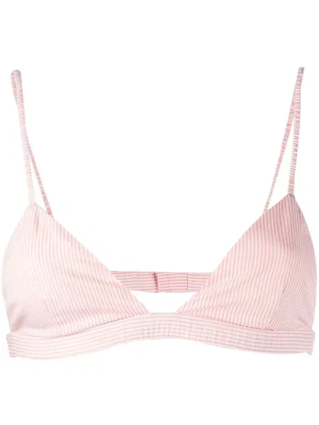 Sutien bralette The Andamane cu dungi cu imagine
