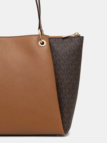 Кожаная сумка шоппер Michael Michael Kors