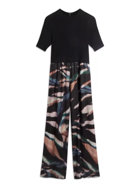 Salopetă Ted Baker tricotate negru