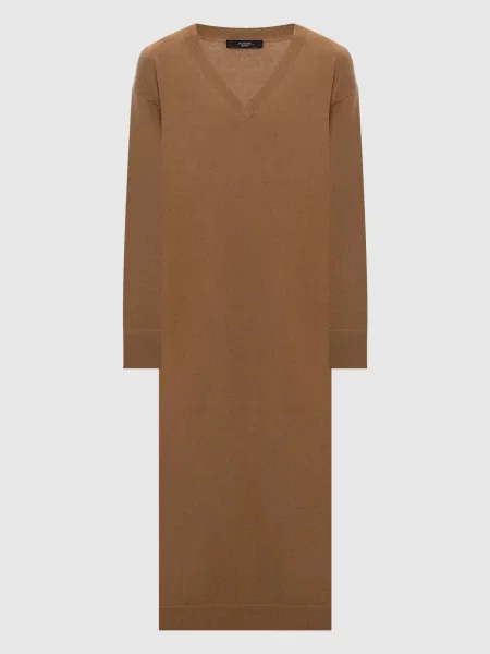 Сукня ZENITH в вовни і кашеміру Max Mara Weekend коричнева