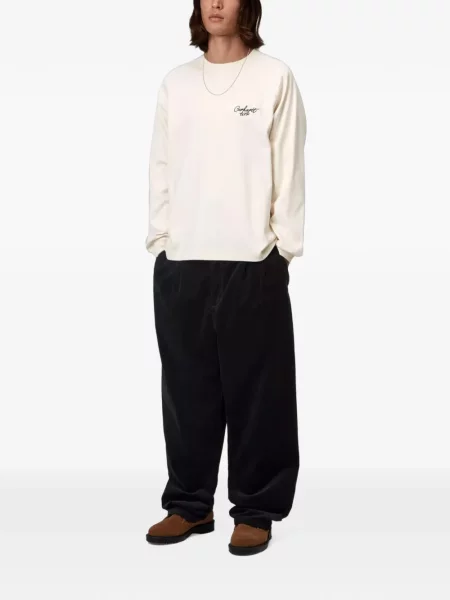 Lung tricou Carhartt Wip cu broderie