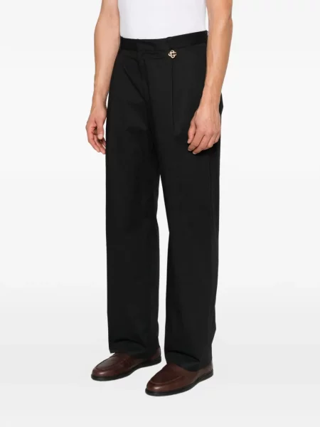 Pantaloni Casablanca cu autograf negru