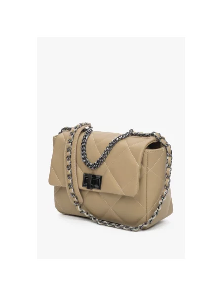 Сумка на ланцюжку Estro бежева