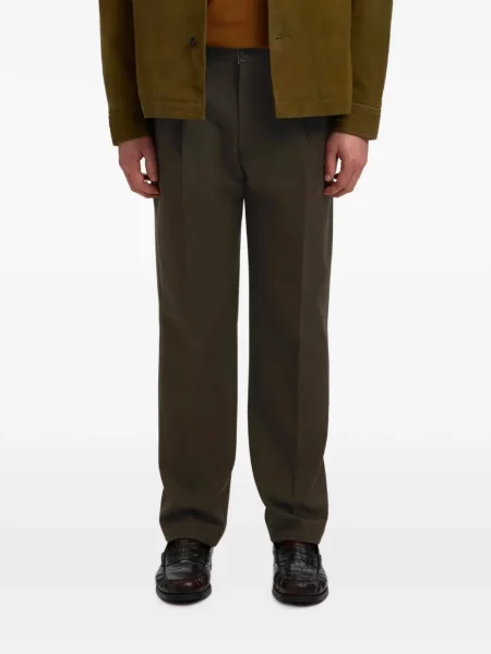 Pantaloni Selected maro