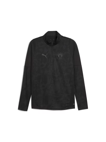 Bluza treningowa FC St. Pauli z zamkiem czarna