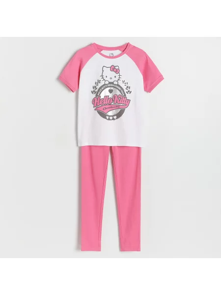 Reserved Dvoudílné pyžamo Hello Kitty fuchsiová