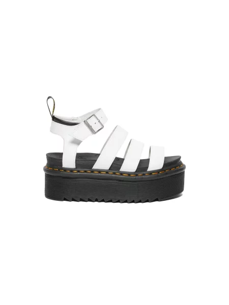 Dr. Martens Blaire Quad Hydro Leather Platform Sandals W Kobiety Sandały Dr. Martens Size: biały