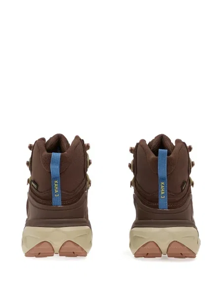 Туризъм туристически боти Hoka с връзки с дантела кафяво