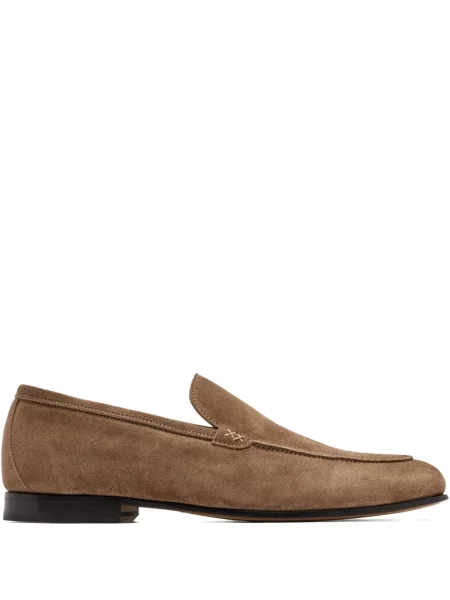 Pantofi loafer Forsa din piele de căprioară maro