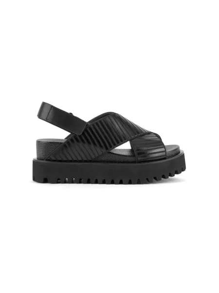 United Nude sandały z odkrytą piętą Rico X Sandal czarne