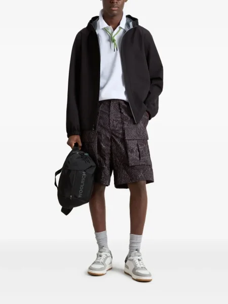 Geacă Woolrich cu glugă negru