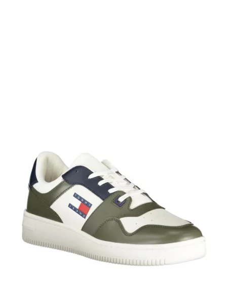 Sneakerși Tommy Hilfiger cu autograf verde