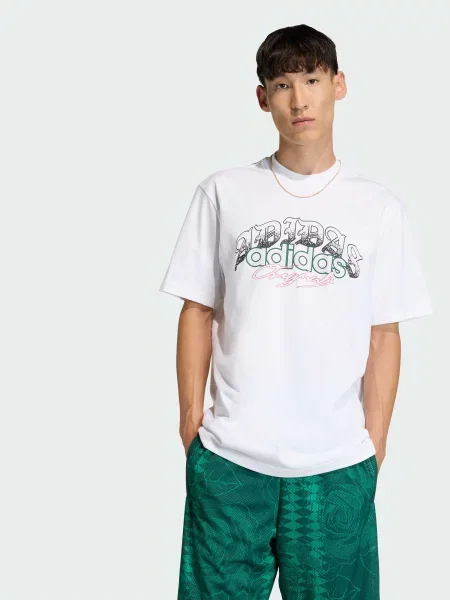 Футболка adidas білий