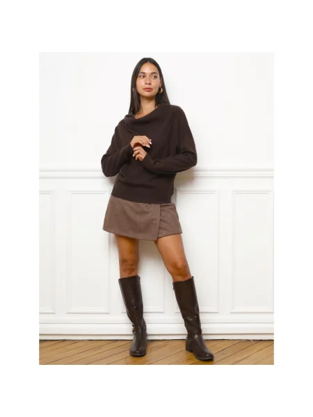 Pulover La Modeuse maro