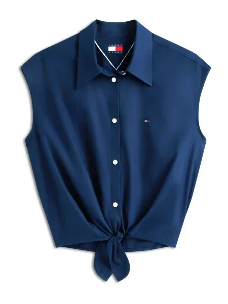 Tommy Jeans Bluza tamno plava