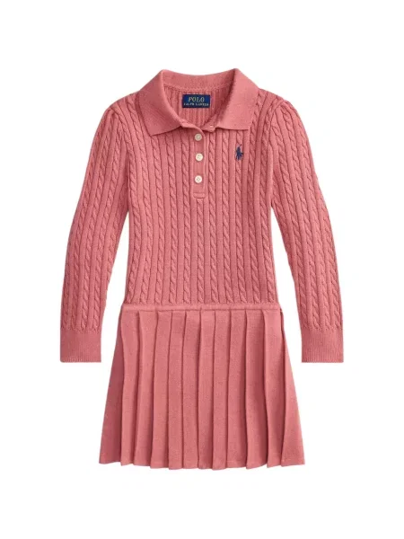 Sukienka dziecięca Polo Ralph Lauren różowa