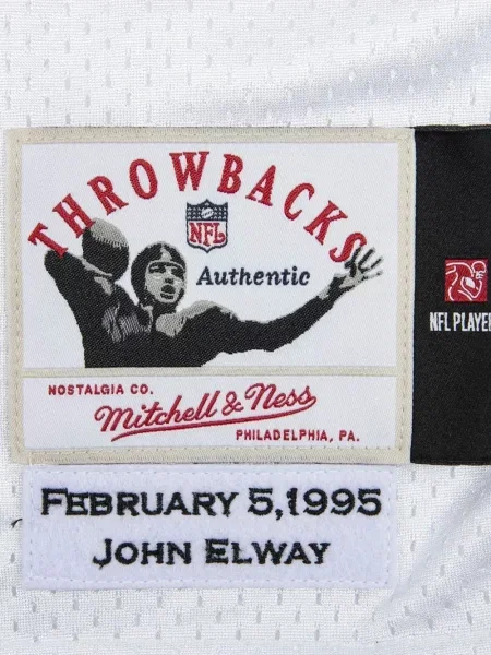Cămașă Mitchell & Ness din jerseu alb