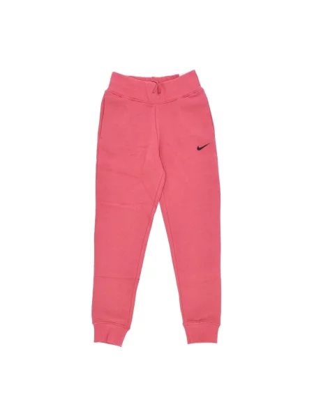 Spodnie dresowe Nike z wysoką talią różowe