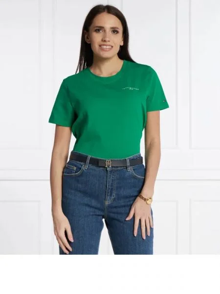 Tommy Hilfiger Póló REG zöld