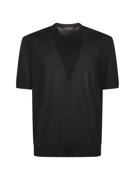 Scurt tricou Brett Johnson tricotate negru