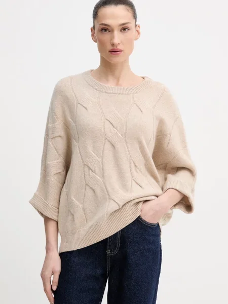 United Colors of Benetton pulover de casmir bej