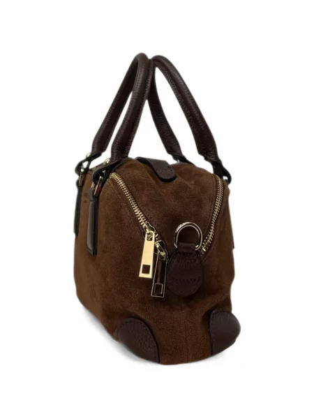 Geantă shopper Avenue 67 din piele de căprioară maro